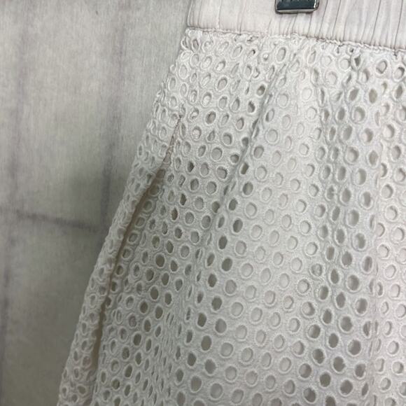 MADEWELL TRELLIS EYELET WHITE‎ SKIRT SIZE S - Picture 4 of 6